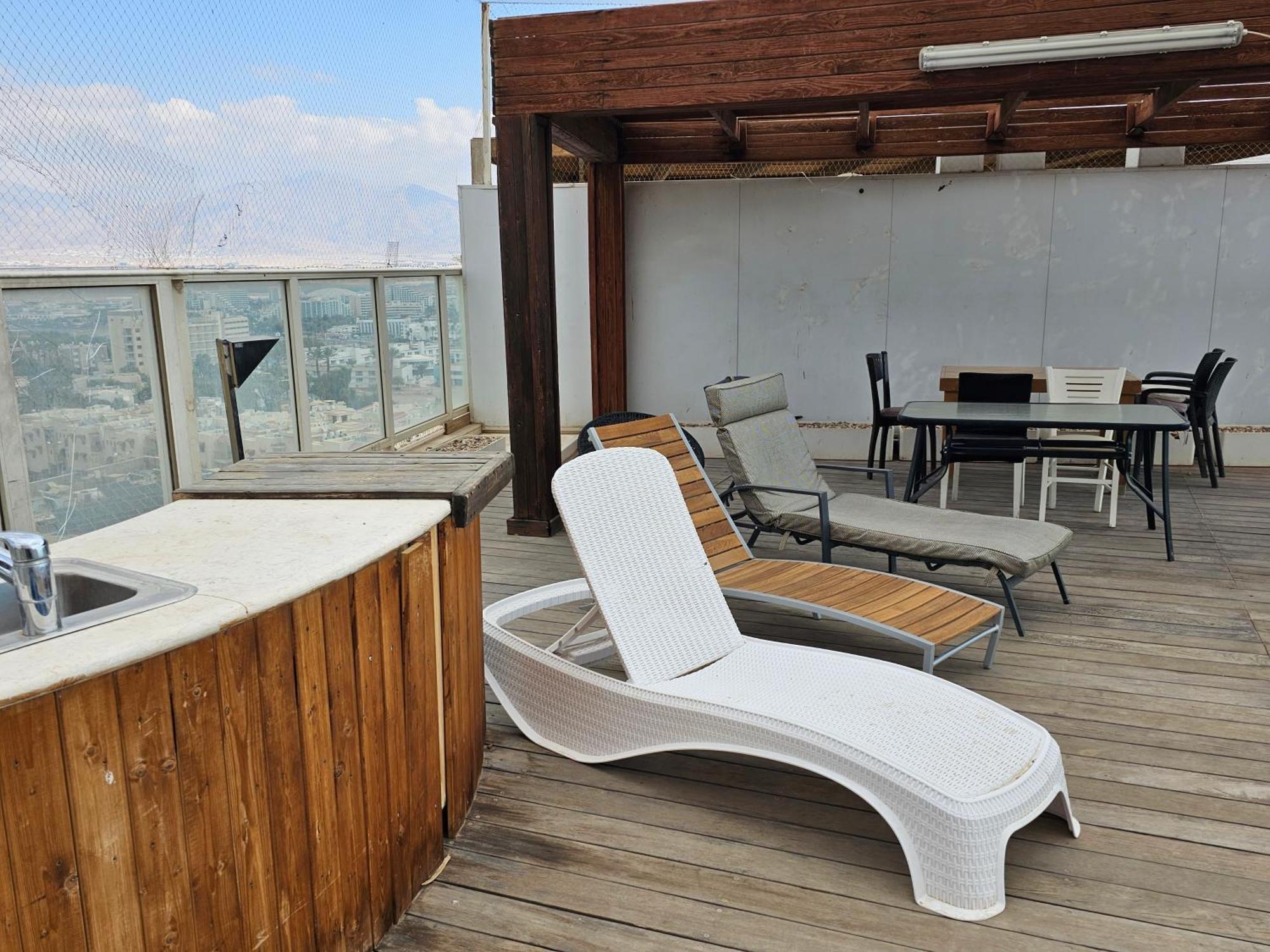 Exclusive Amdar -Residence Luxury Penthause With Privat Roof Pool Near The Sea -Best Sea View Ейлат Екстериор снимка